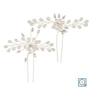 Studio His & Hers | Pearl Flower Hair Pins